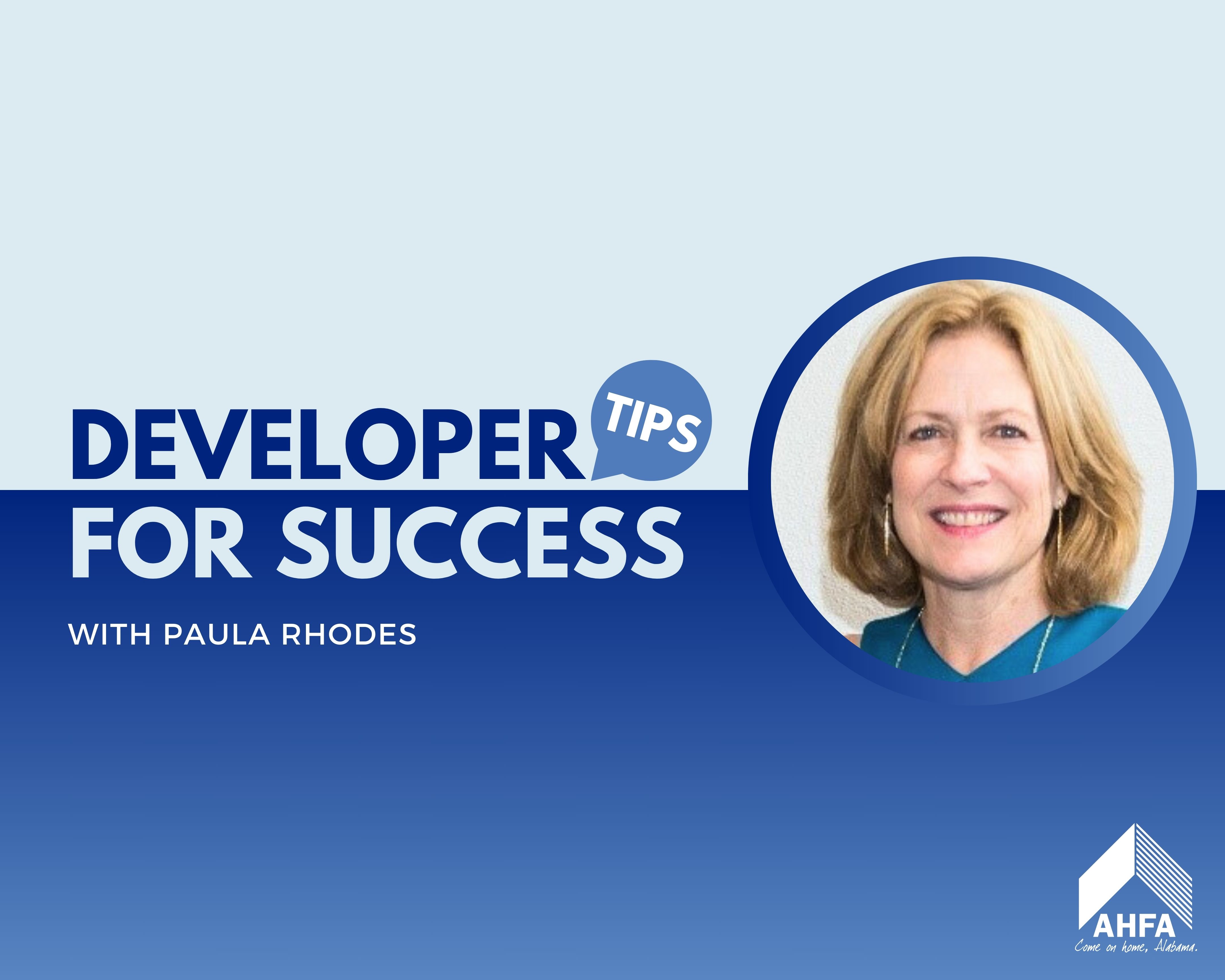 Developer Tips for Success: Paula Rhodes